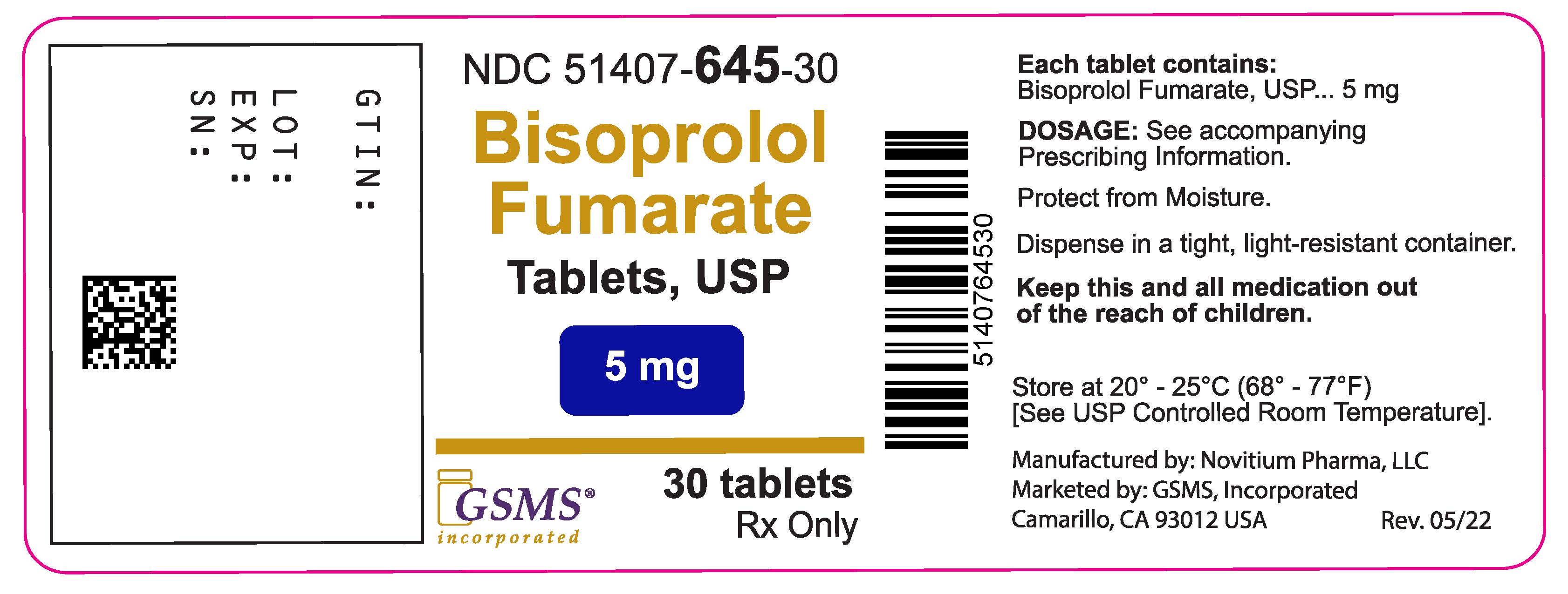 Bisoprolol Fumarate